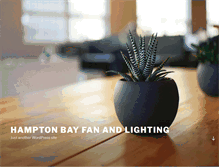 Tablet Screenshot of hamptonbayfanandlighting.com